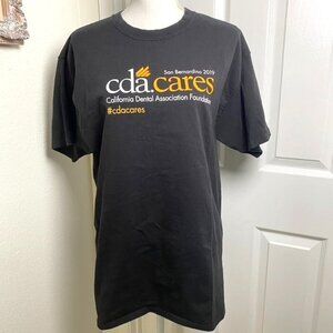Hanes CDA California Dental Association Cares T-Shirt San Bernardino 2019 Size L